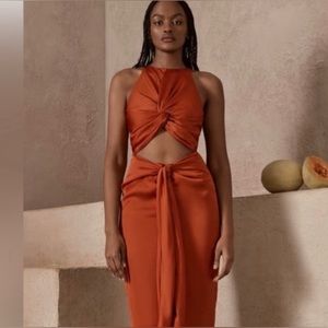 Andrea Iyamah Reni midi dress